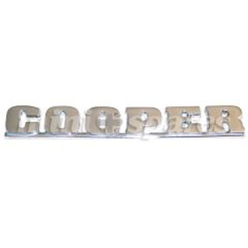 Bexley Chrome Boot Badge Set for Mini 1959 to 2000
