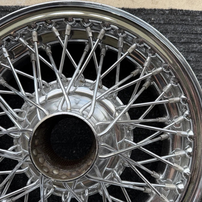 Pennine Wheels 60 Spoke Wire Wheel Set of Four for Triumph Spitfire 1962 to 1980