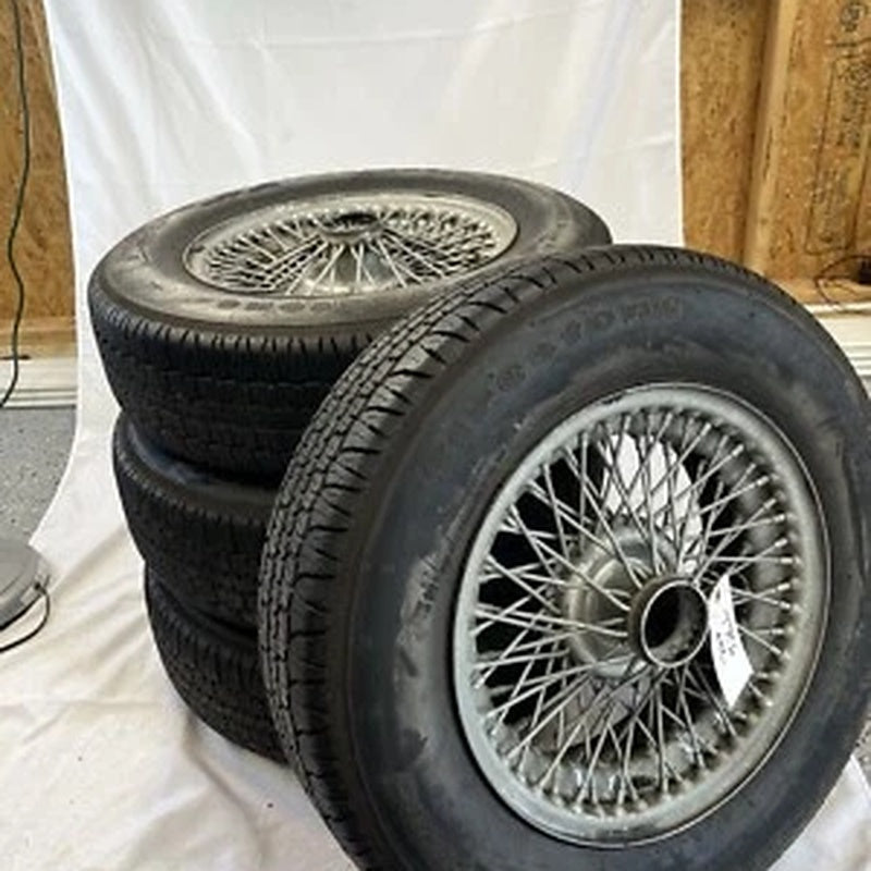Pennine Wheels 72 Spoke Wire Wheel Set of Five for Triumph TR6 1968 to 1976