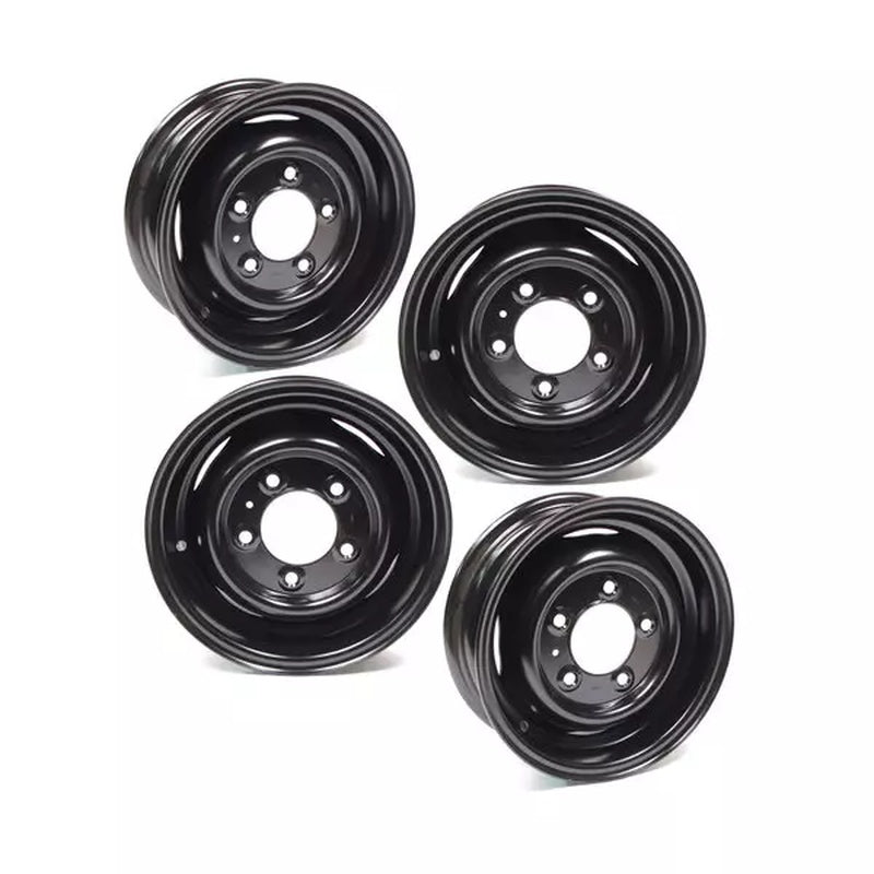 Pennine Wheels Deep Dish Steel Wheel Set of Five 16 Inch for Land Rover Series III 1971 to 1985